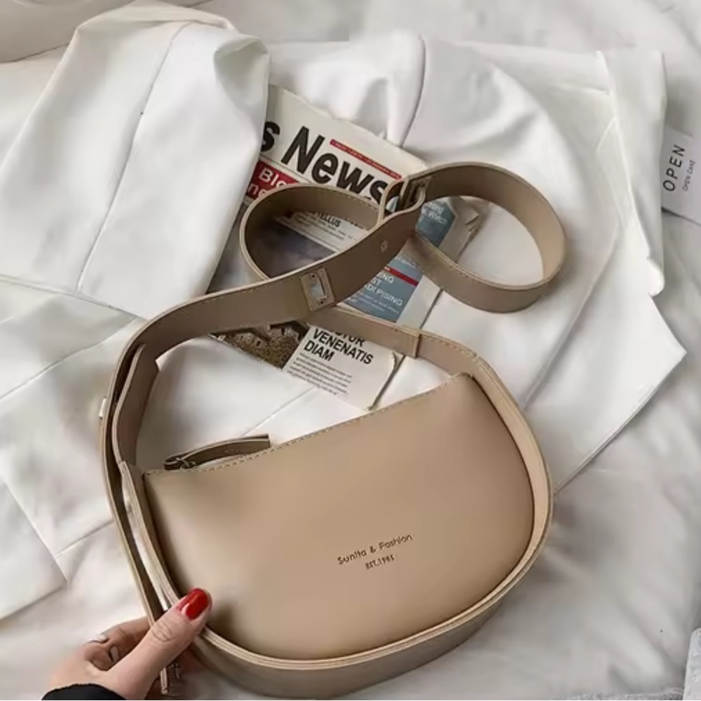 Tan Shoulder Crossbody Bag For Women - Picture 2 of 13